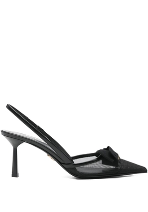 Prada bow pointed-toe pumps - Black