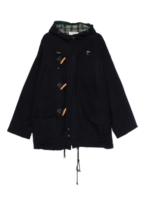 A.N.G.E.L.O. Vintage Cult 1980s toggle-fastening wool coat - Blue