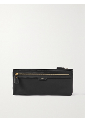 Anya Hindmarch - + Net Sustain Night And Day Recycled Shell, Pvc And Leather Cosmetics Case - Black - One size