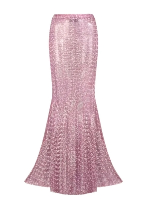 Santa Brands rhinestone-embellishment maxi skirt - Pink