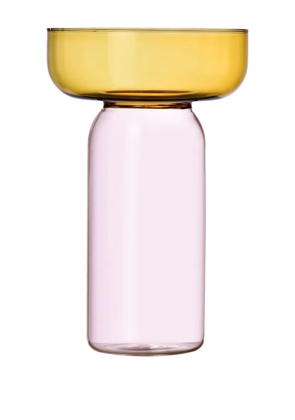 Ichendorf Milano Aura glass vase (20cm) - Yellow