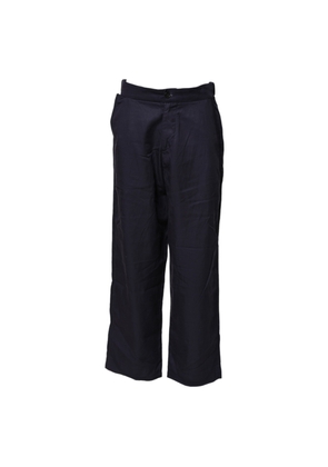 Levi's Navy Blue Straight High Waist Chino Casual Trouser Pants - W30