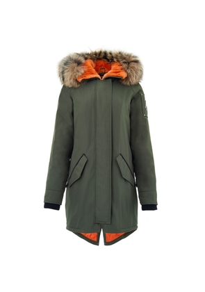 Moose Knuckles Green Cotton Parka - S