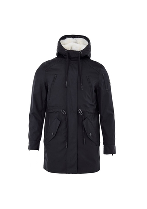 Moose Knuckles Black Cotton Parka - S