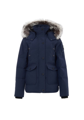 Moose Knuckles Blue Cotton Parka - S