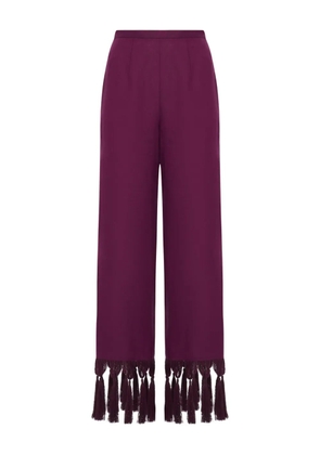 Taller Marmo Marlino fringed trousers - Purple