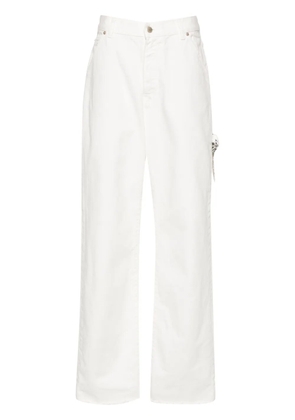 DARKPARK LIsa mid-rise wide-leg jeans - White
