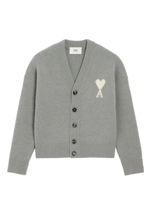 AMI Paris Ami de Coeur cardigan - Grey