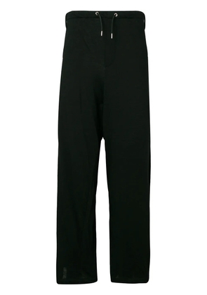McQ Swallow stripe detail trousers - Black