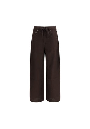 Citizens of Humanity Brown Linen Casual Pants - 26