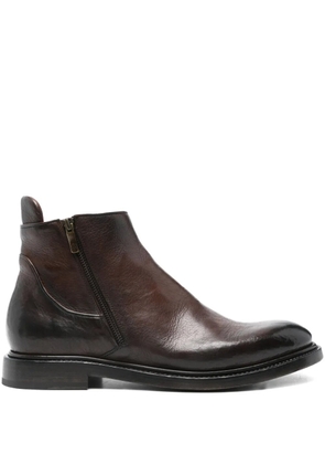 Silvano Sassetti leather ankle boots - Brown
