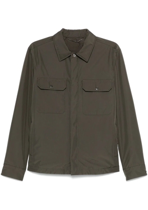 Canali padded shirt jacket - Green