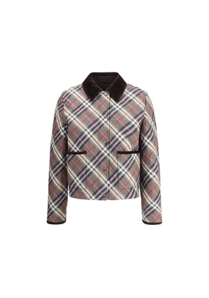 Burberry Multicolor Cotton Coat - M