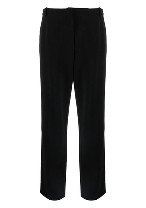 Hermès Pre-Owned straight-leg wool trousers - Black
