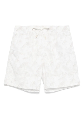Eleventy floral-print swim shorts - Neutrals