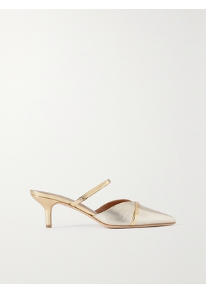 MALONE SOULIERS - Frankie 45 Metallic Leather Pumps - Gold - IT35,IT35.5,IT36,IT36.5,IT37,IT37.5,IT38,IT38.5,IT39,IT39.5,IT40,IT40.5,IT41,IT41.5,IT42,IT42.5,IT43