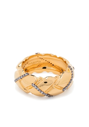 Missoma x Lucy Williams Waffle ring - Gold