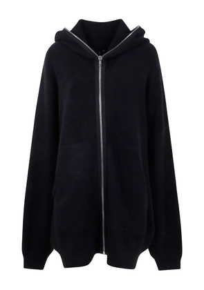 Rick Owens zip-up hoodie - Black