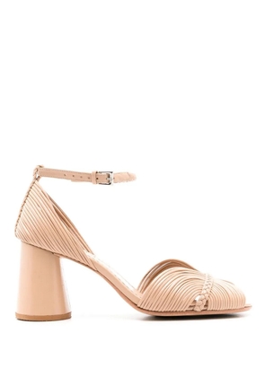 Sarah Chofakian Twiggy 80mm strappy sandals - Neutrals