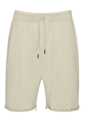 SEROYA Chris frayed shorts - Neutrals