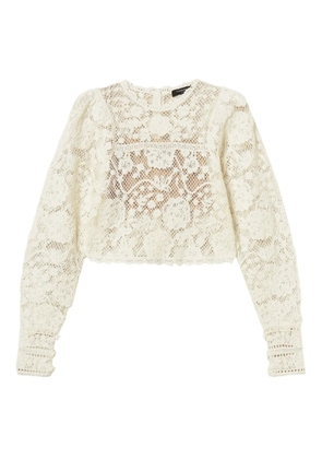 TWINSET crochet sweater - White