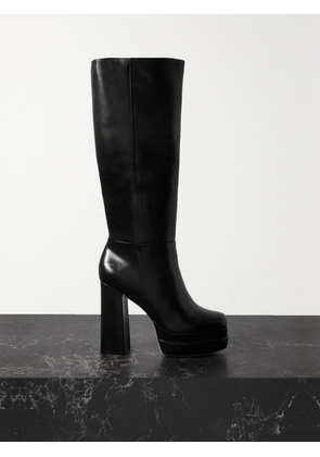 PORTE & PAIRE - Leather Platform Knee Boots - Black - IT35,IT36,IT36.5,IT37,IT37.5,IT38,IT38.5,IT39,IT39.5,IT40,IT40.5,IT41,IT41.5,IT42