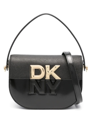 DKNY logo-lettering tote bag - Black