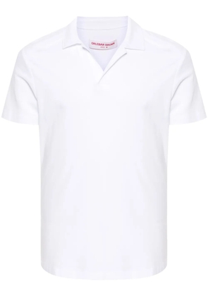 Orlebar Brown Felix camp collar polo shirt - White