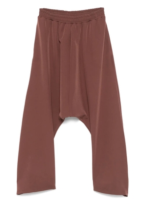 Alchemy drop-crotch trousers - Brown
