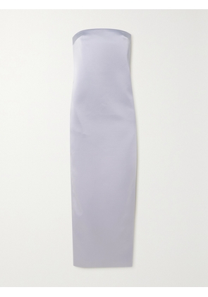 16ARLINGTON - Blaise Strapless Duchesse-satin Maxi Dress - Purple - UK 6,UK 8,UK 10,UK 12,UK 14,UK 16