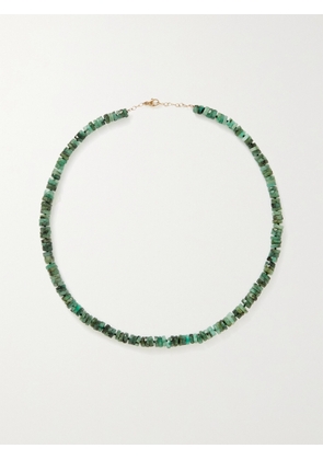 JIA JIA - Gold Emerald Necklace - Green - One size
