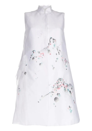 SHIATZY CHEN Renascent Collection organza-panels coat - White