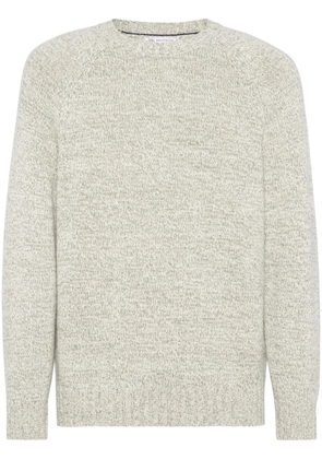 Brunello Cucinelli long-sleeve cashmere jumper - Green