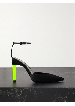 The Attico - Perine Satin Pumps - Black - IT35,IT35.5,IT36,IT36.5,IT37,IT37.5,IT38,IT38.5,IT39,IT39.5,IT40,IT40.5,IT41,IT41.5,IT42