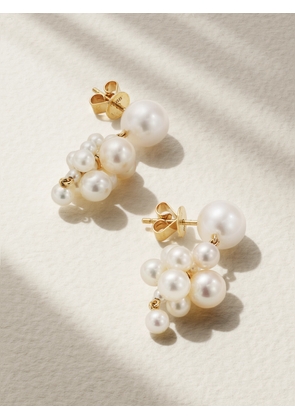 Sophie Bille Brahe - Botticelli 14-karat Gold Pearl Earrings - One size