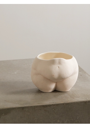 ANISSA KERMICHE - Popotelée Ceramic Pot - Cream - One size