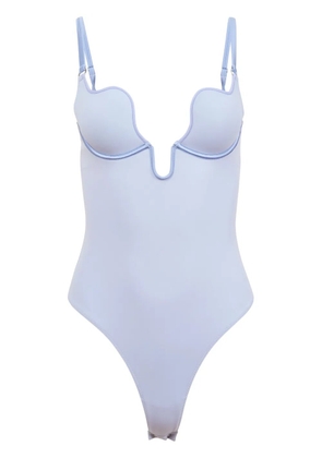 Fleur Du Mal Le Stretch bodysuit - Blue