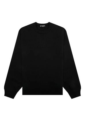 Mastermind World skull crossbones-embroidered sweater - Black