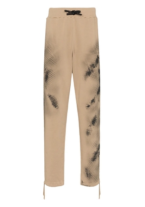 1017 ALYX 9SM abstract printed track pants - Brown