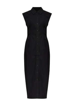 rag & bone buttoned shirt-style midi dress - Black