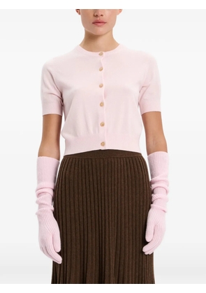 arch4 buttoned short-sleeve cardigan - Pink