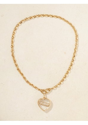 FoundRae - 18-karat Gold, Quartz And Diamond Necklace - One size
