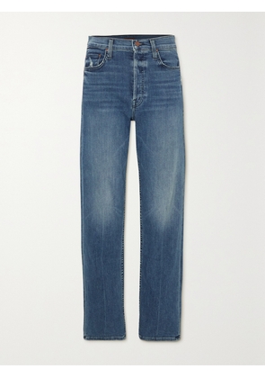 Mother - + Net Sustain The Tomcat Hover High-rise Straight Leg Jeans - Blue - 23,24,25,26,27,28,29,30,31,32