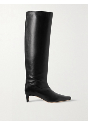 STAUD - Wally Leather Knee Boots - Black - IT35,IT35.5,IT36,IT36.5,IT37,IT37.5,IT38,IT38.5,IT39,IT39.5,IT40,IT40.5,IT41,IT41.5,IT42