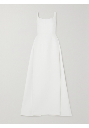 Emilia Wickstead - Vittoria Ruched Cloqué Gown - Ivory - UK 6,UK 8,UK 10,UK 12,UK 14,UK 18