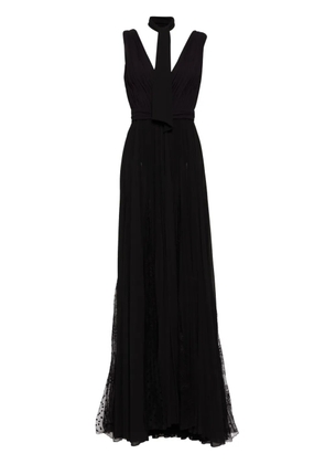 Saiid Kobeisy pleated dress - Black