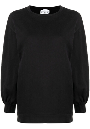 Gianfranco Ferré Pre-Owned 1990s balloon-sleeve jumper - Black