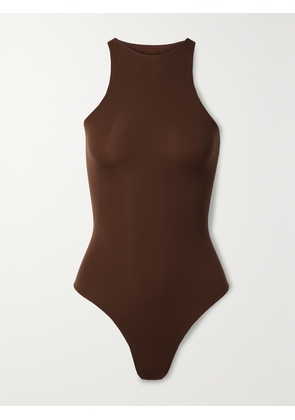 SKIMS - Fits Everybody High Neck Bodysuit - Cocoa - Neutrals - XXS,XS,S,M,L,XL,2XL,3XL,4XL
