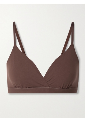 SKIMS - Fits Everybody Crossover Bralette - Cocoa - Neutrals - XXS,XS,S,M,L,XL,2XL,3XL,4XL