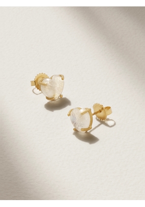 Irene Neuwirth - Love 18-karat Gold Moonstone Earrings - One size